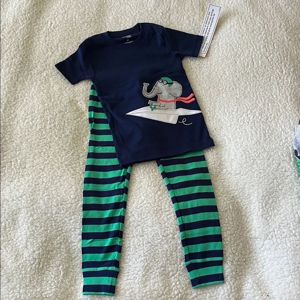 Simple Joys by Carter's 6 piece Pajama Set- boys 3T